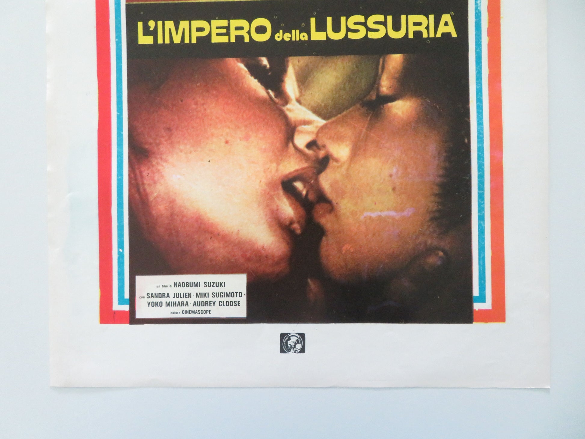 Tokugawa Sex Ban Italian Locandina Poster Sandra Julien Audrey Cruise 1972 Movie posters