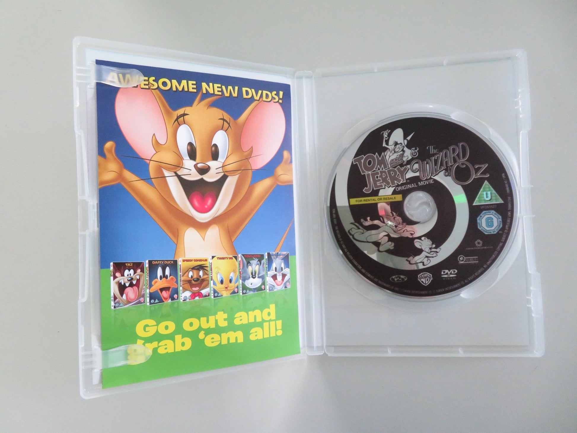 TOM AND JERRY AND THE WIZARD OF OZ (DVD) GREY DELISLE JOE ALASKEY 2011 REGION 2 Movie posters