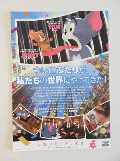 TOM AND JERRY - B JAPANESE CHIRASHI (B5) POSTER CHLOE GRACE MORETZ M. PENA 2021 Rendezvous Cinema Movie posters