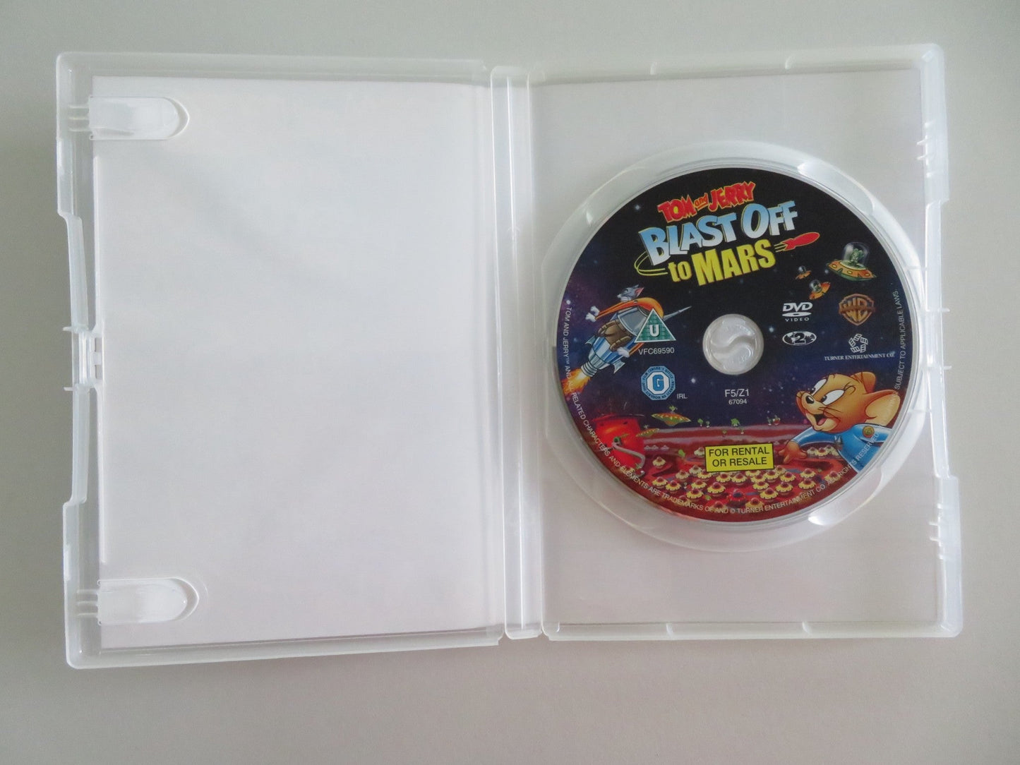 TOM AND JERRY BLAST OFF TO MARS (DVD) JEFF BENNETT COREY BURTON 2005 REGION 2 Movie posters