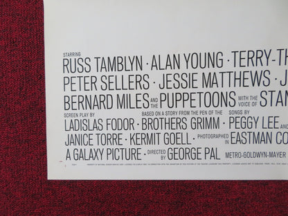 TOM THUMB - B FOLDED US ONE SHEET POSTER RUSS TAMBLYN ALAN YOUNG 1970 Rendezvous Cinema Movie posters