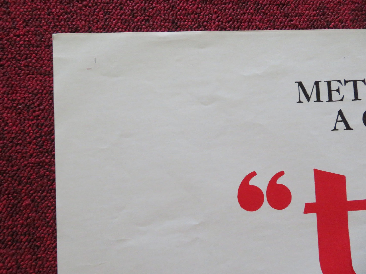 TOM THUMB FOLDED US ONE SHEET POSTER RUSS TAMBLYN ALAN YOUNG R1970 Movie posters