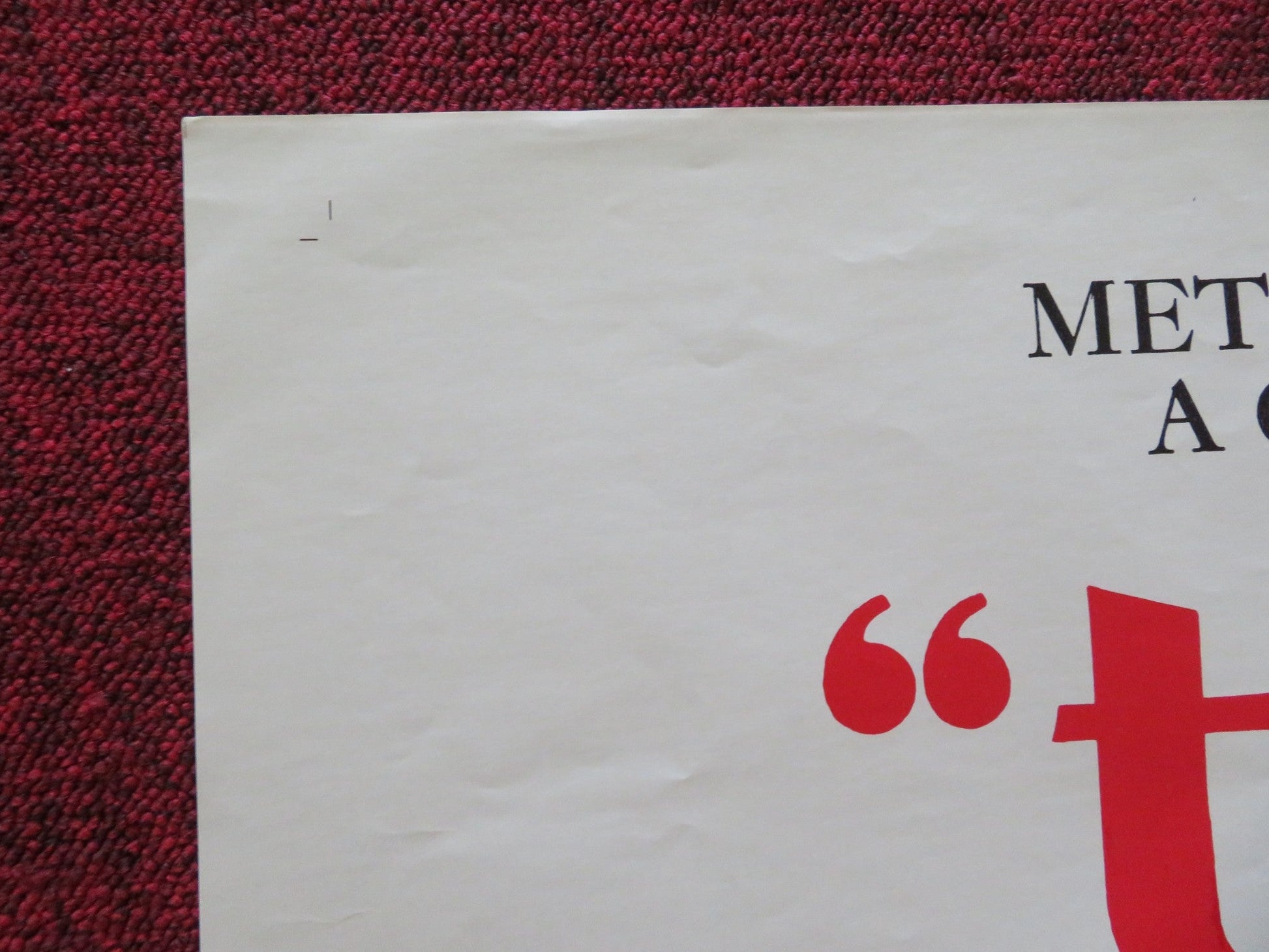 TOM THUMB FOLDED US ONE SHEET POSTER RUSS TAMBLYN ALAN YOUNG R1970 Movie posters