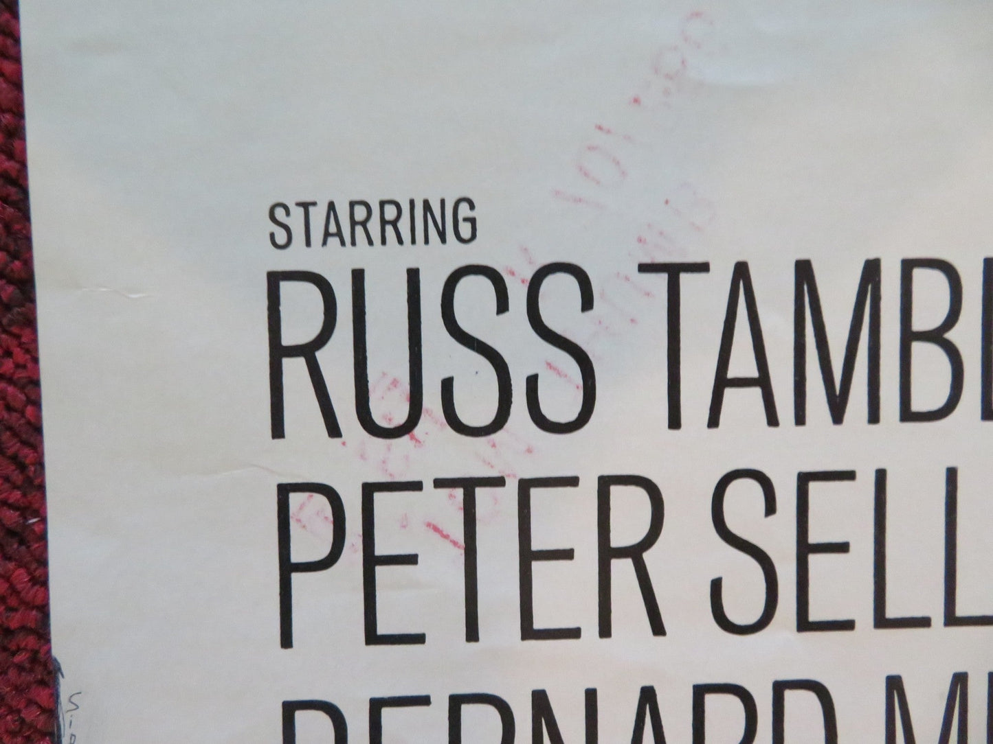 TOM THUMB FOLDED US ONE SHEET POSTER RUSS TAMBLYN ALAN YOUNG R1970 Movie posters