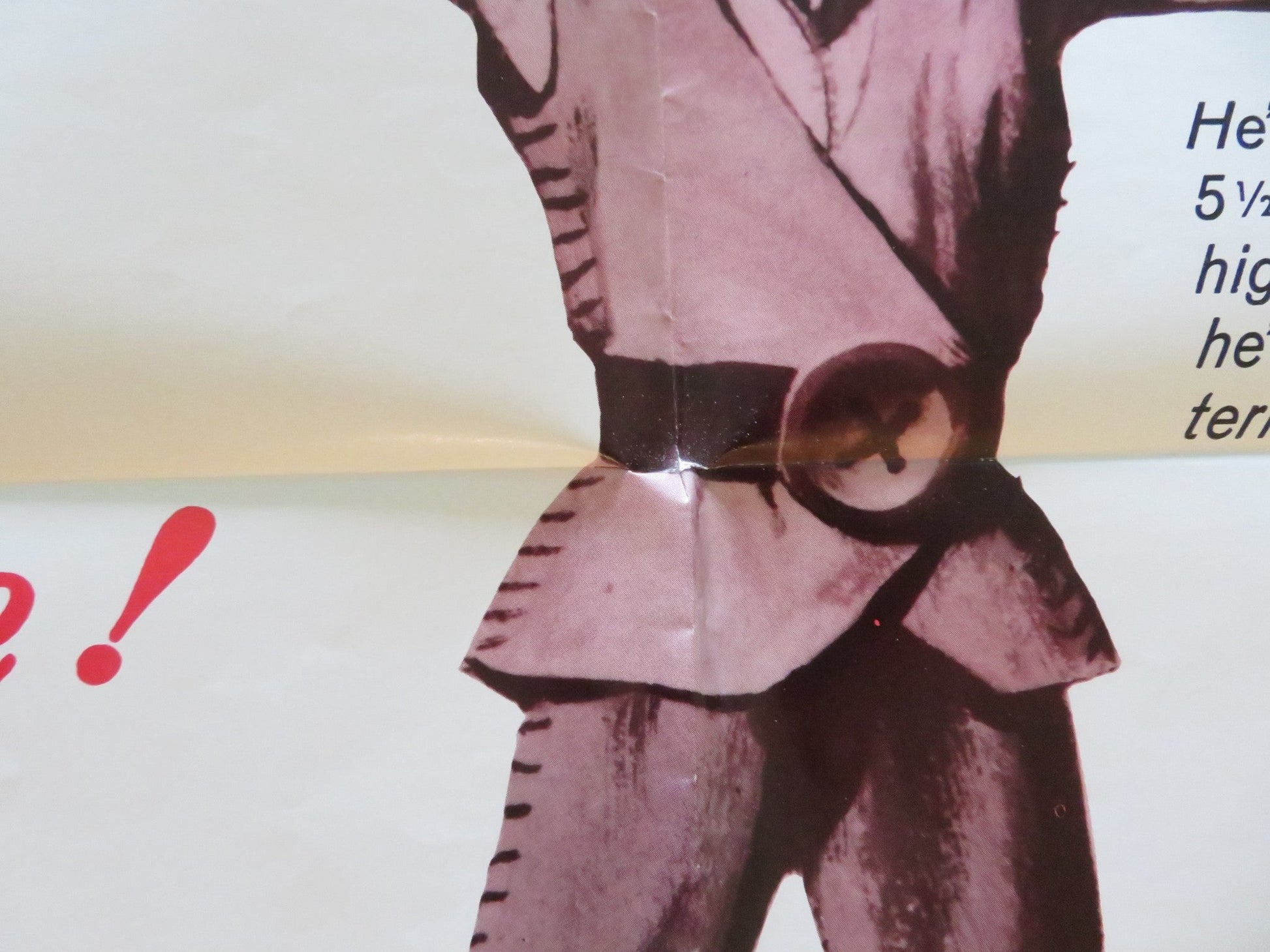 TOM THUMB FOLDED US ONE SHEET POSTER RUSS TAMBLYN ALAN YOUNG R1970 Movie posters