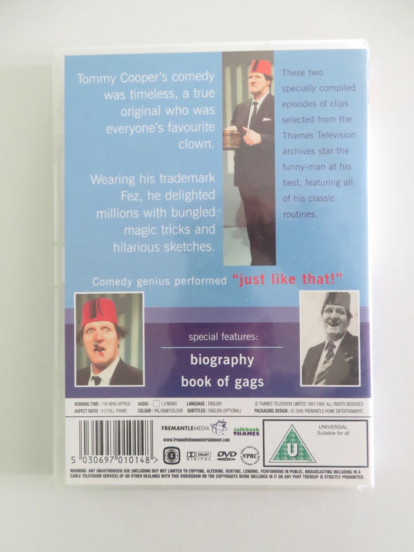Tommy Cooper - The Very Best of and The Missing Pieces (DVD) 2006 Region 0 Movie posters