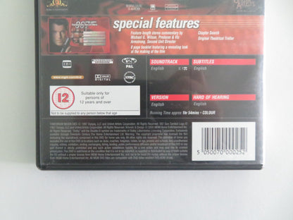 TOMORROW NEVER DIES (DVD) 007 JAMES BOND PIERCE BROSNAN 1997 REGION 2 Movie posters