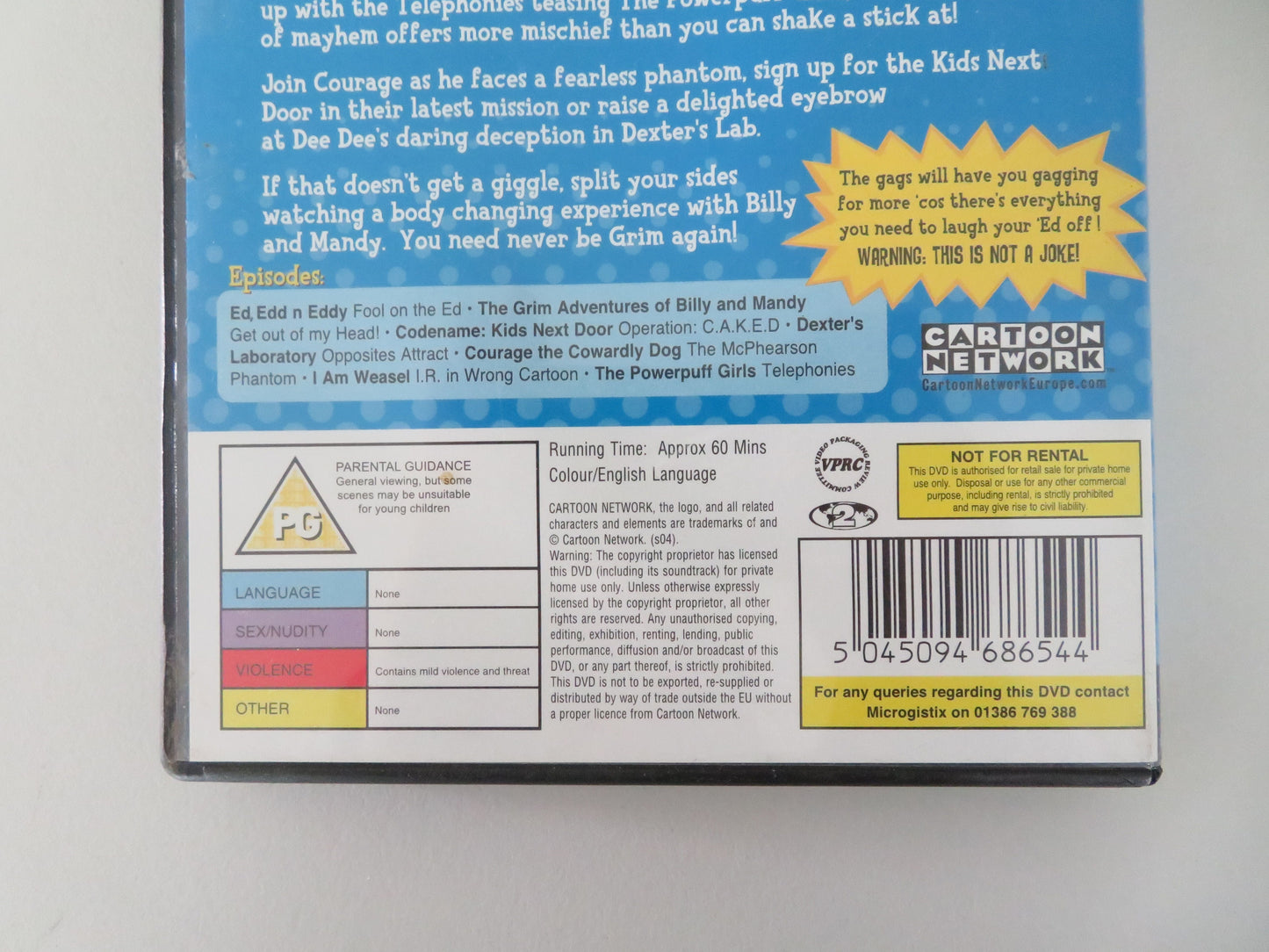 Toon Foolery Laugh Your 'Ed Off! (DVD) Powerpuff Girls 2003 Region 2 Movie posters