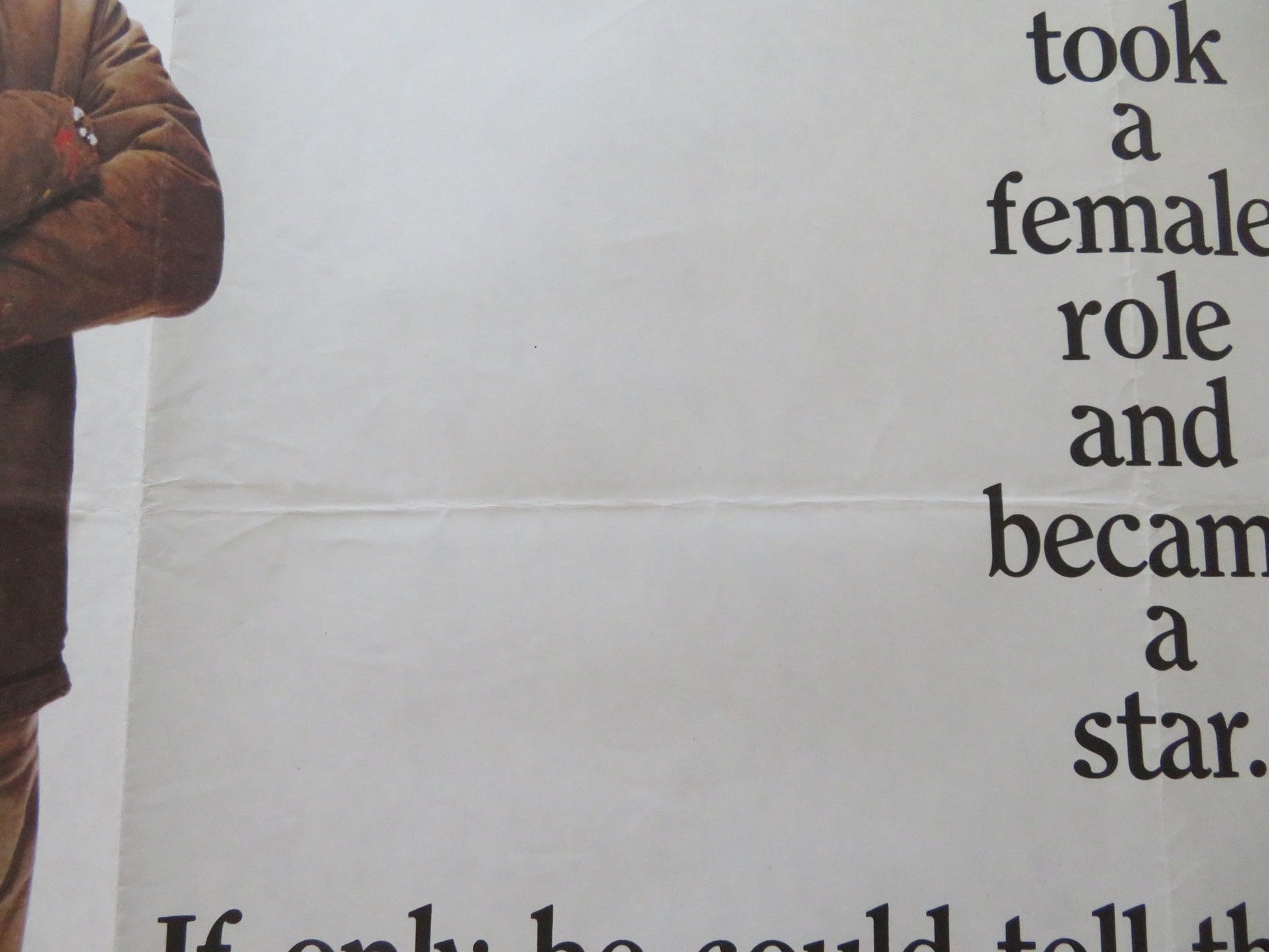 TOOTSIE UK QUAD ROLLED POSTER DUSTIN HOFFMAN JESSICA LANGE 1982 Rendezvous Cinema Movie posters