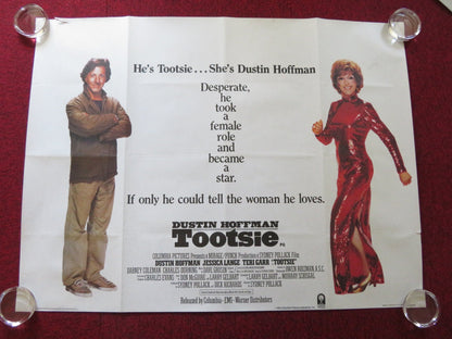 TOOTSIE UK QUAD ROLLED POSTER DUSTIN HOFFMAN JESSICA LANGE 1982 Rendezvous Cinema Movie posters