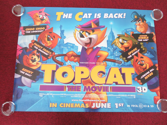 Top Cat UK Quad Rolled Poster Jason Harris Chris Edgerly 2011 Movie posters