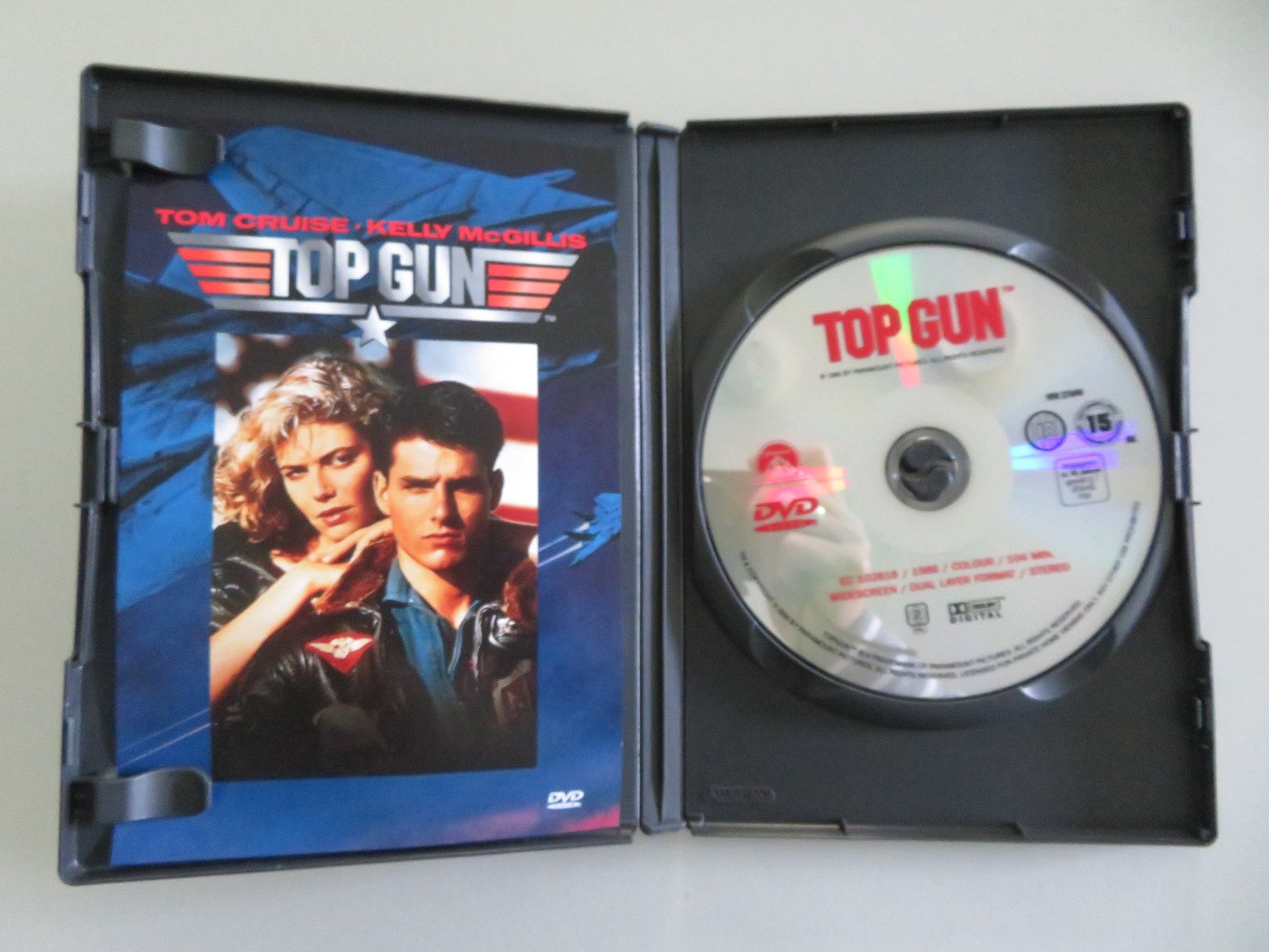 TOP GUN (DVD) TOM CRUISE VAL KILMER 1986 REGION 2 Movie posters