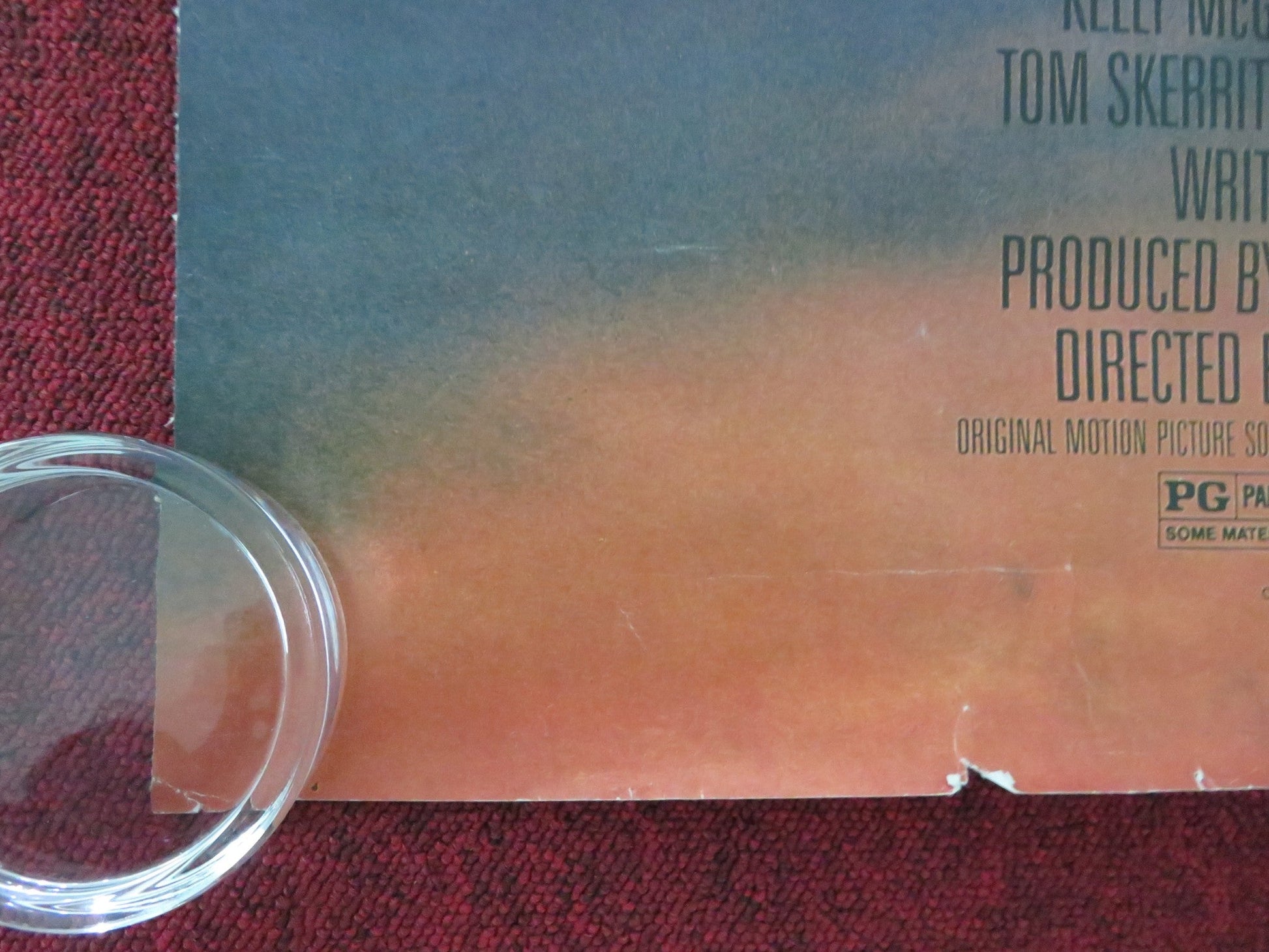 TOP GUN GERMAN COMMERCIAL POSTER ROLLED TOM CRUISE VAL KILMER 1986 Movie posters