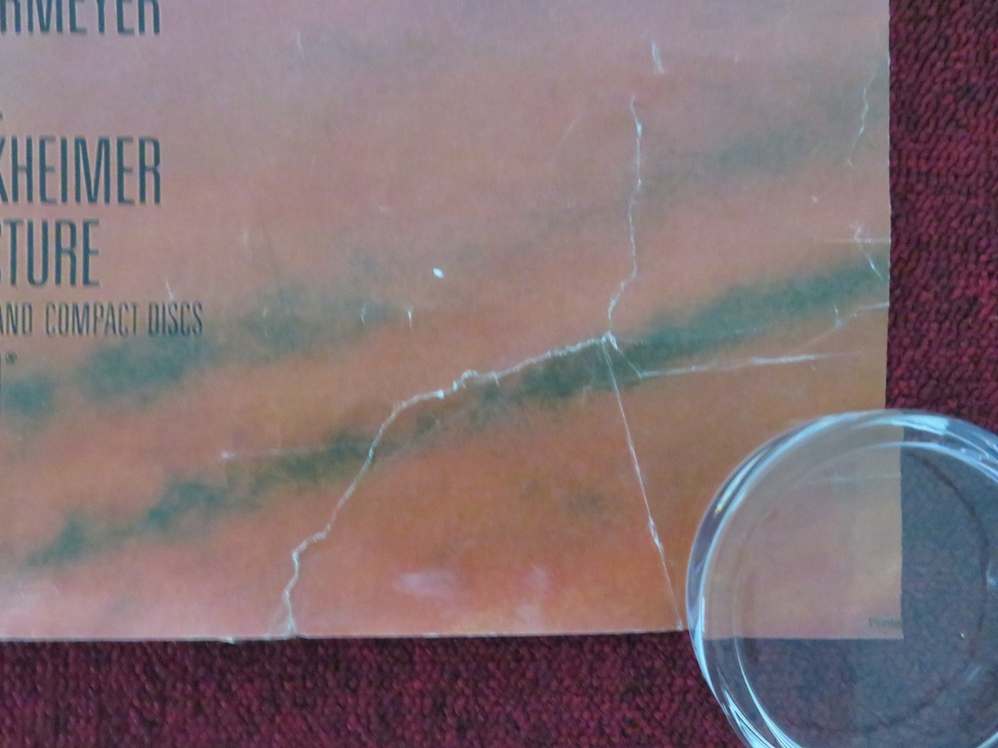 TOP GUN GERMAN COMMERCIAL POSTER ROLLED TOM CRUISE VAL KILMER 1986 Movie posters