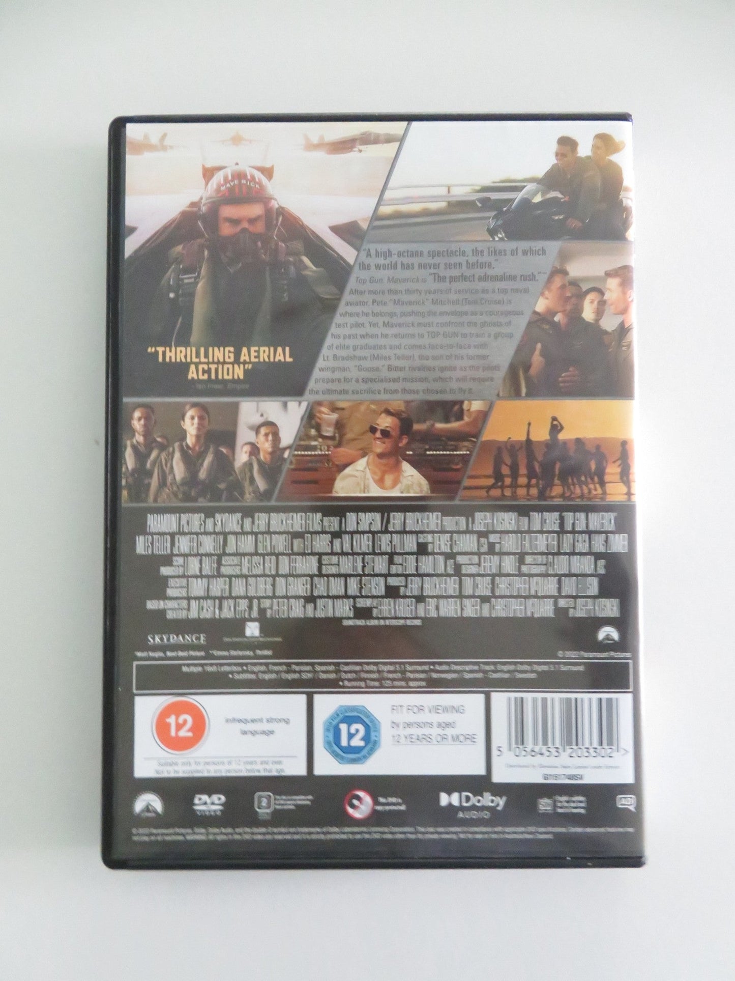 TOP GUN: MAVERICK (DVD) TOM HANKS VAL KILMER 2022 REGION 2 Movie posters