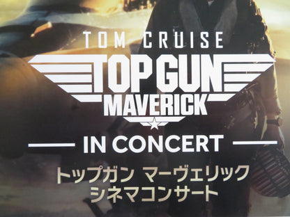 TOP GUN: MAVERICK IN CONCERT JAPANESE CHIRASHI (B5) POSTER CRUISE KILMER 2025 - Rendezvous Cinema