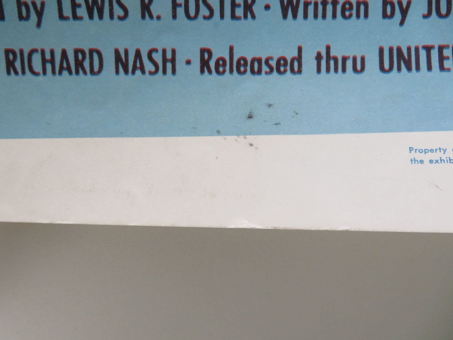Top of the World US Insert Poster Dale Robertson Evelyn Keyes 1955 Movie posters