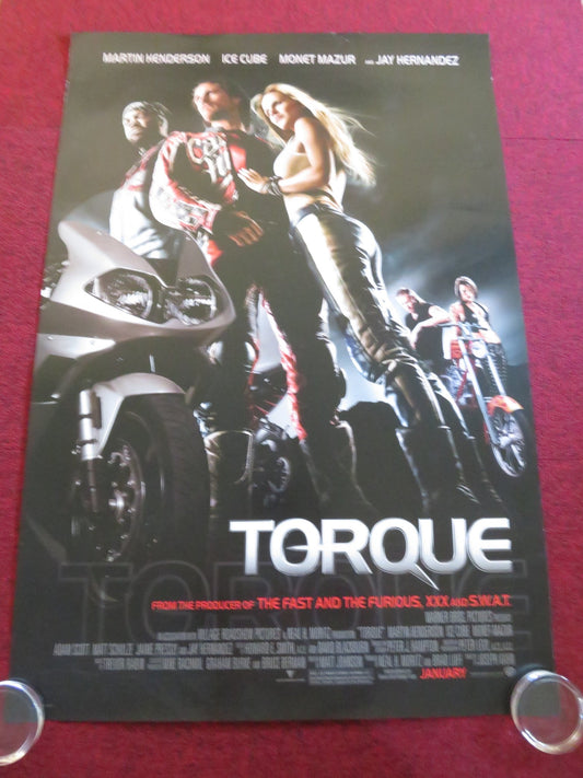 TORQUE US ONE SHEET ROLLED POSTER MARTIN HENDERSON ICE CUBE 2004 Rendezvous Cinema Movie posters