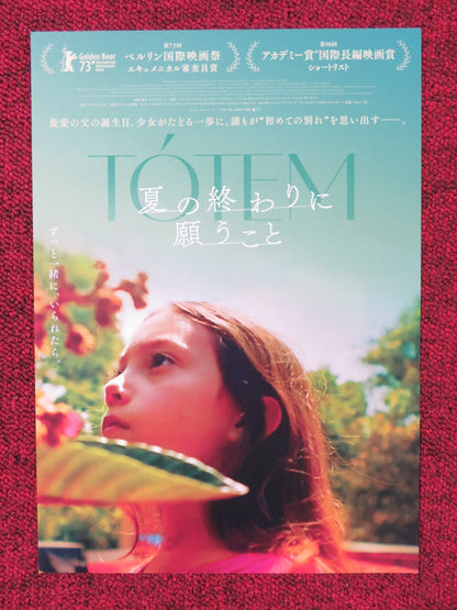 TOTEM JAPANESE CHIRASHI (B5) POSTER NAIMA SENTIES MONTSERRAT MARANON 2023 Rendezvous Cinema Movie posters