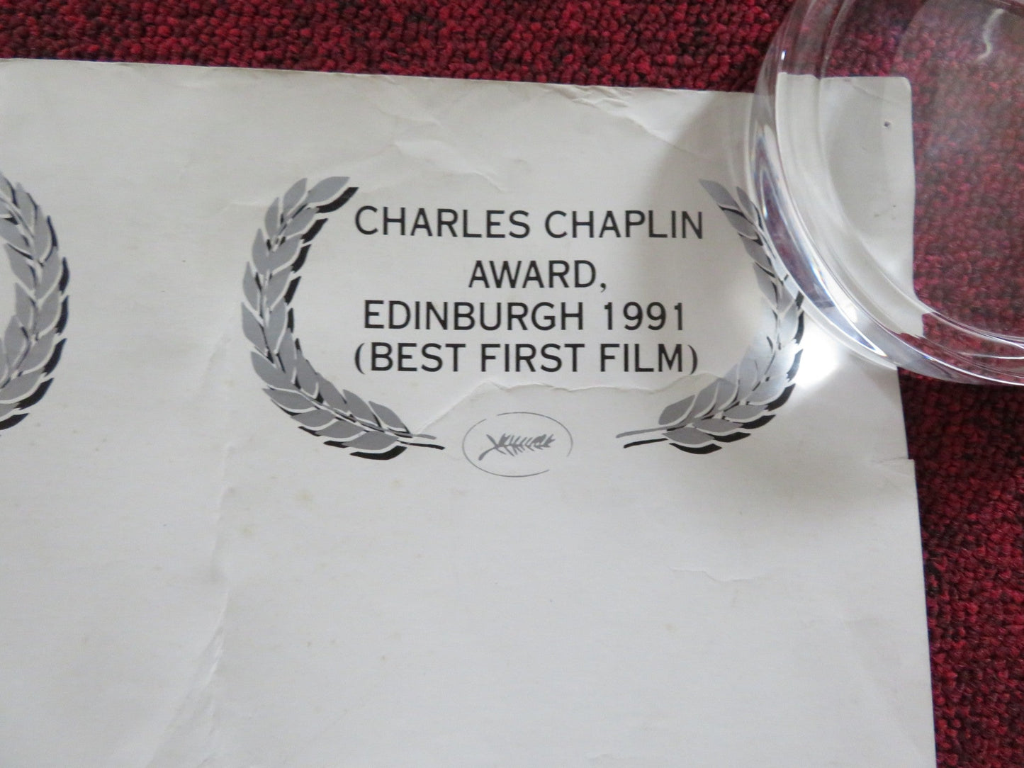 TOTO THE HERO UK QUAD ROLLED POSTER MICHEL BOUQUET JO DE BACKER 1991 Rendezvous Cinema Movie posters