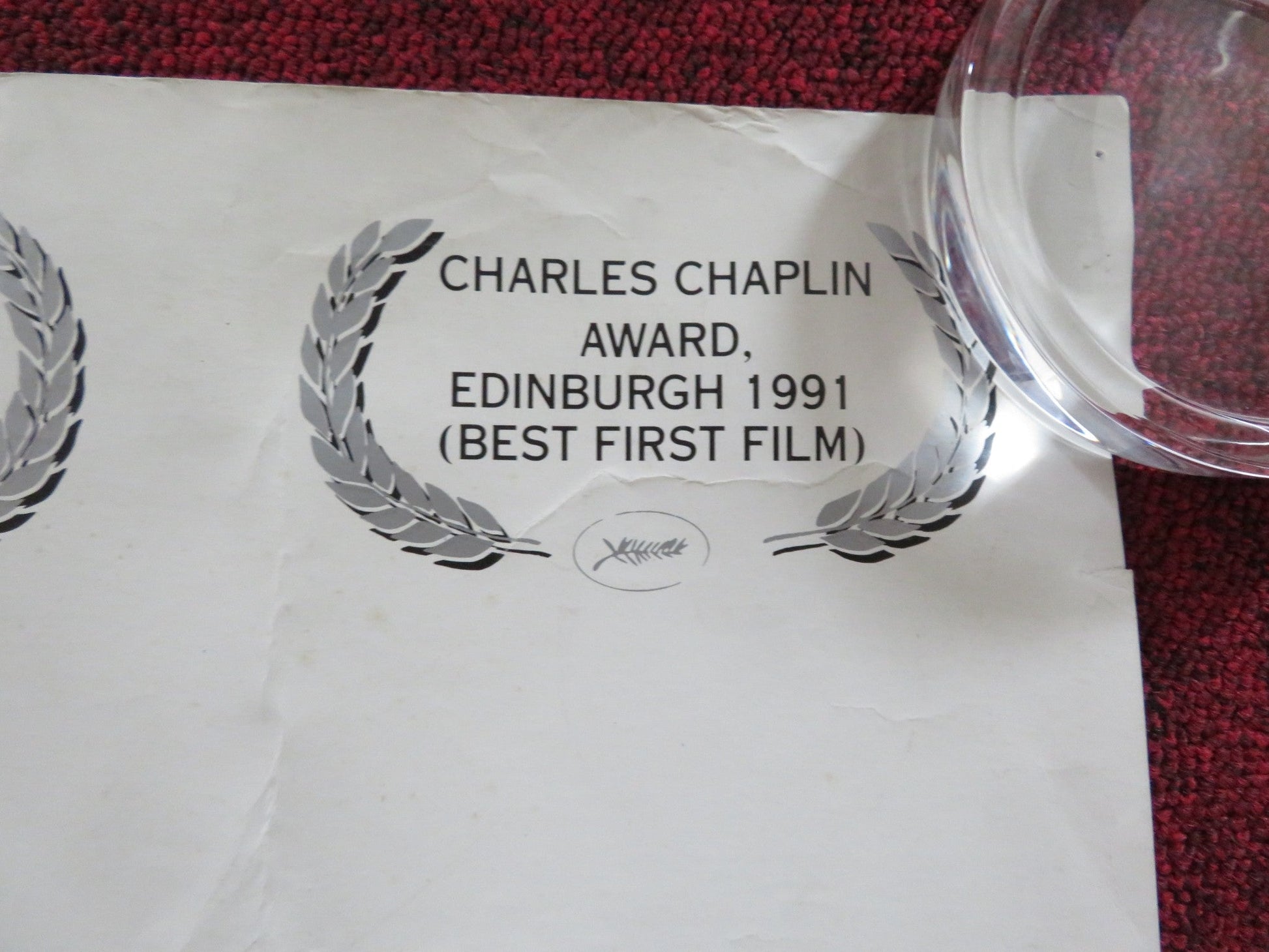 TOTO THE HERO UK QUAD ROLLED POSTER MICHEL BOUQUET JO DE BACKER 1991 Rendezvous Cinema Movie posters