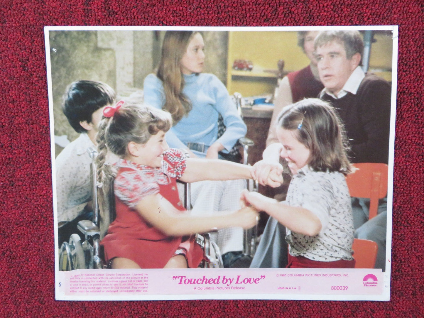 TOUCHED BY LOVE - 5 LOBBY CARD DEBORAH RAFFIN DIANE LANE 1980 Rendezvous Cinema Movie posters