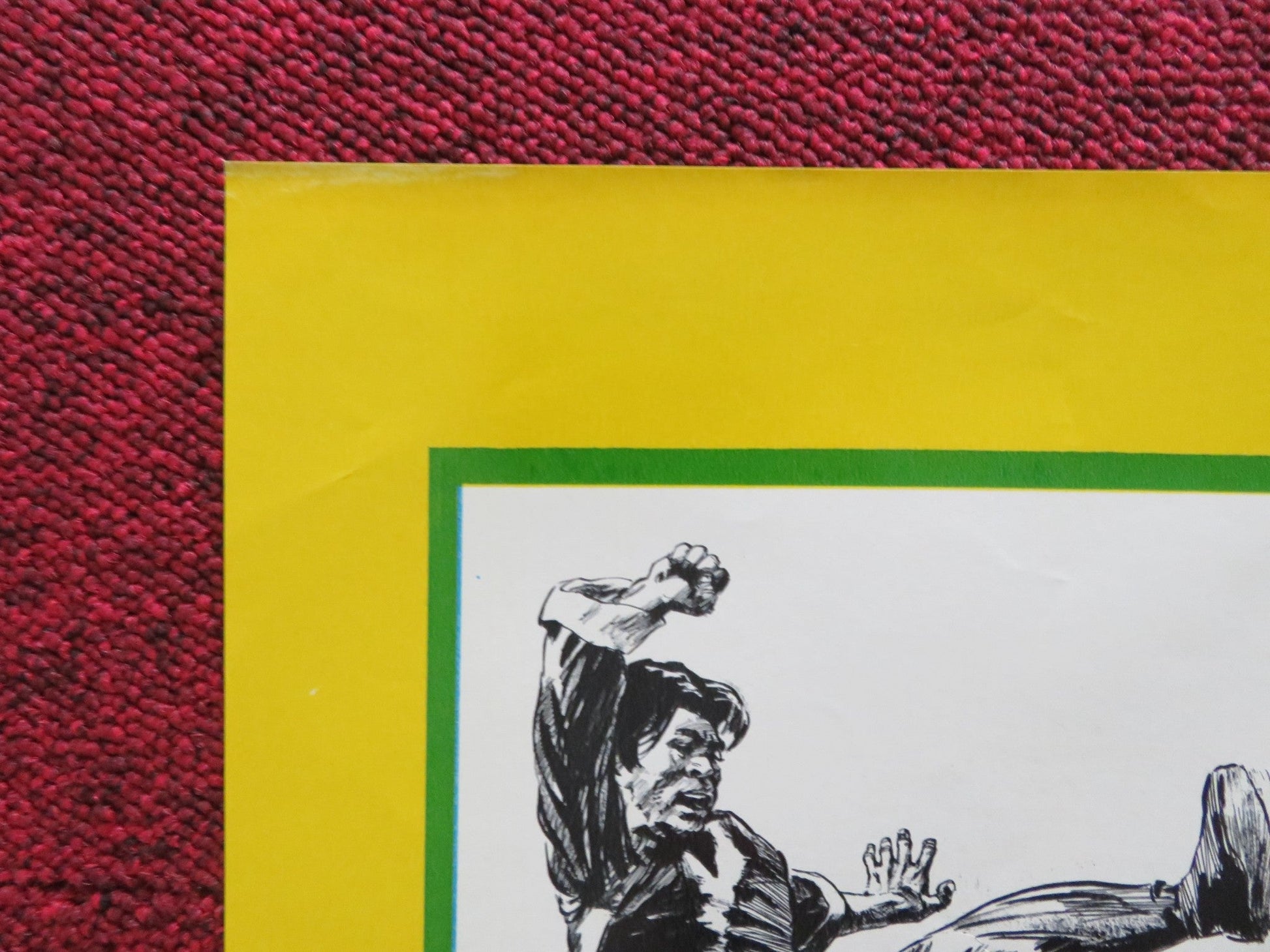 TOUGH DUEL ITALIAN FOTOBUSTA POSTER PENG TIEN JING JUN WANG 1973 Rendezvous Cinema Movie posters