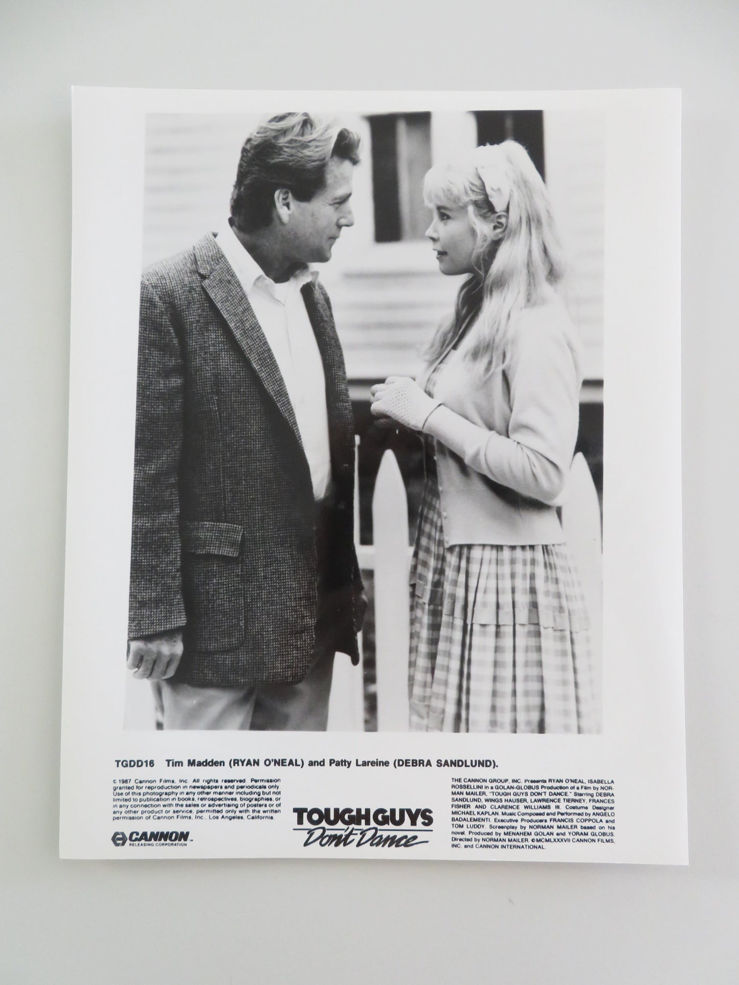 Tough Guys Don't Dance - A Movie Still Photo Lot Of 8 Cannon Ryan O'Neal 1987 Movie posters