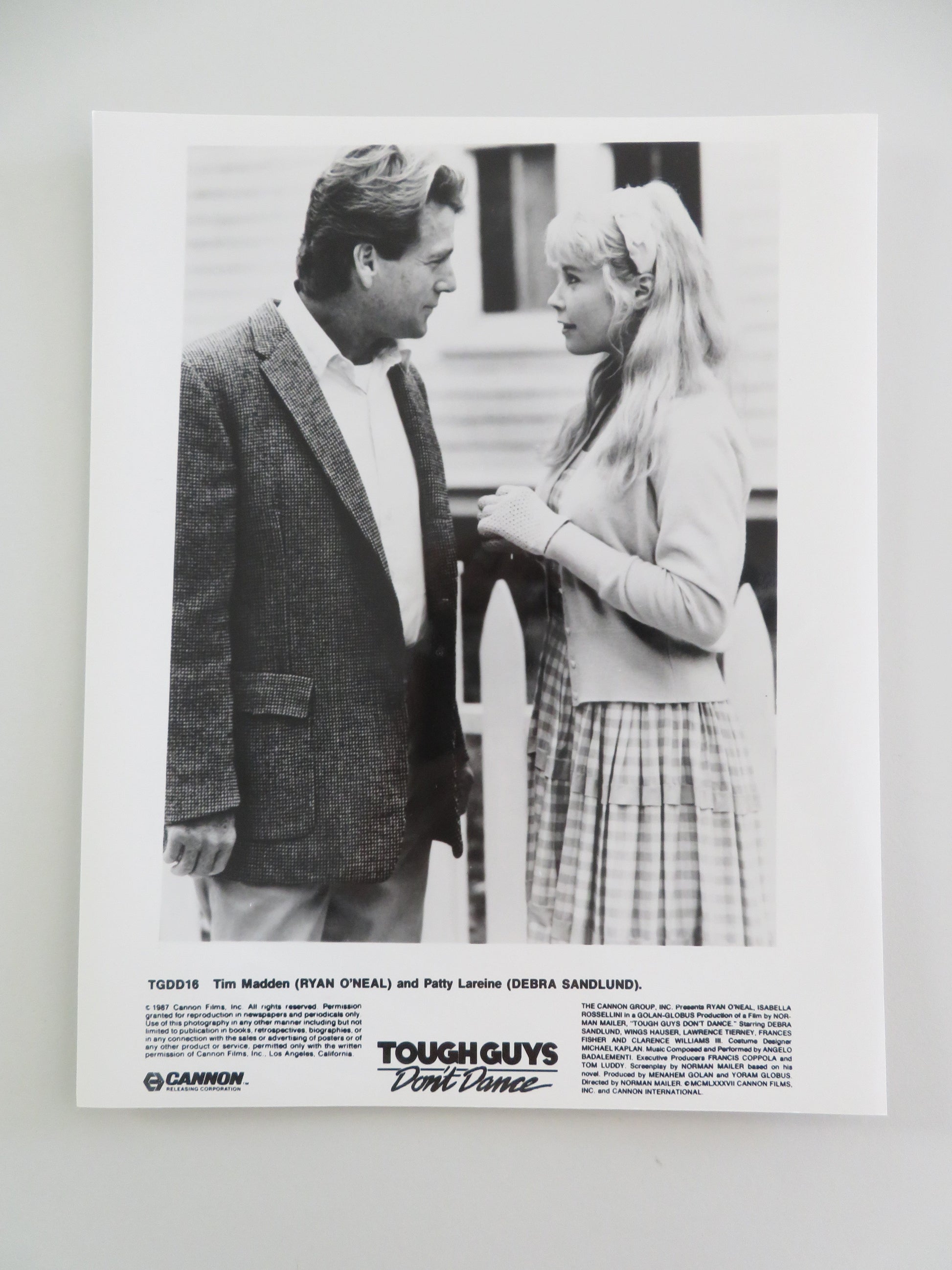 Tough Guys Don't Dance - A Movie Still Photo Lot Of 8 Cannon Ryan O'Neal 1987 Movie posters