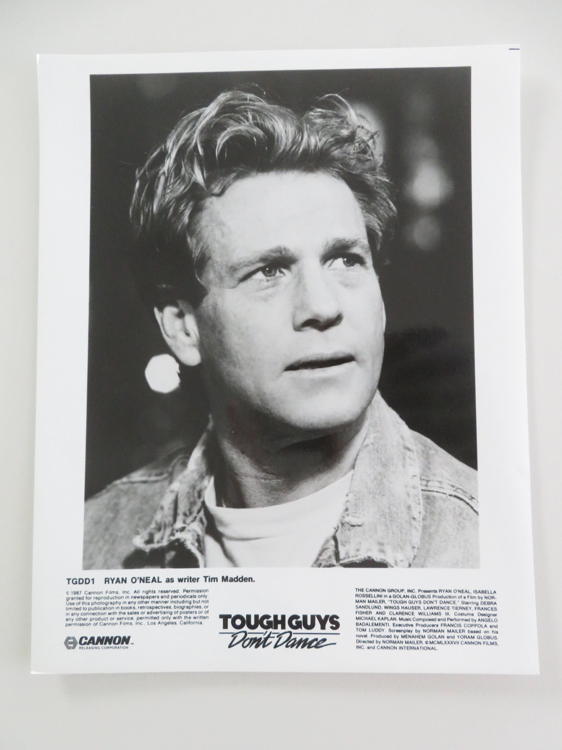 Tough Guys Don't Dance - A Movie Still Photo Lot Of 8 Cannon Ryan O'Neal 1987 Movie posters