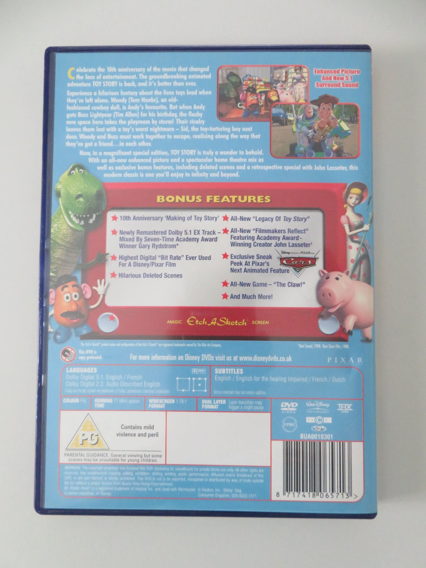 Toy Story - 10th Anniversary 2 Disc Collector's Edition (DVD) Disney Region 2 Movie posters