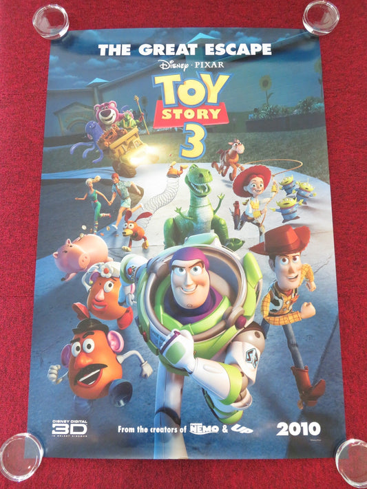 TOY STORY 3 US ONE SHEET ROLLED POSTER DISNEY TOM HANKS TIM ALLEN 2010 Movie posters