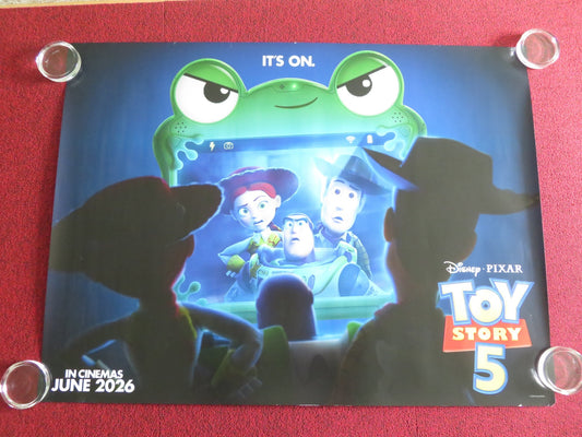 Toy Story 5 UK Quad Rolled Poster Tom Hanks Tim Allen 2026 Movie posters