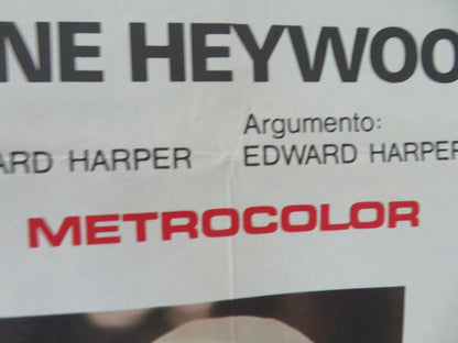 TRADER HORN SPANISH POSTER ROLLED ROD TAYLOR ANNE HEYWOOD 1975 Movie posters