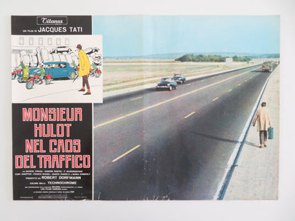 TRAFFIC ITALIAN FOTOBUSTA POSTER JACQUES TATI MARCEL FRAVAL 1971 Movie posters