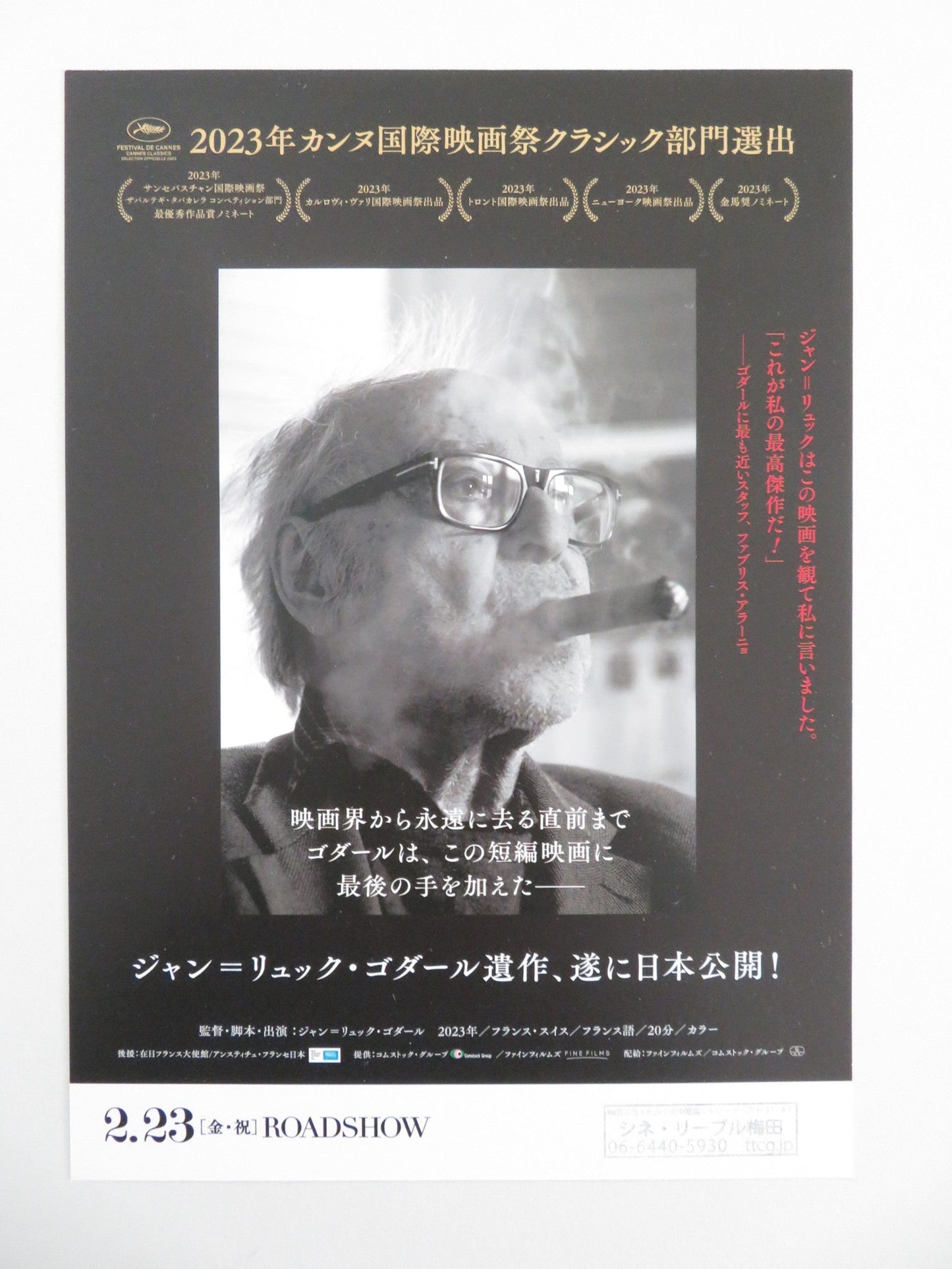 Trailer of the Film That Will Never Exist:.. Japanese Chirashi (B5) Poster 2023 Movie posters