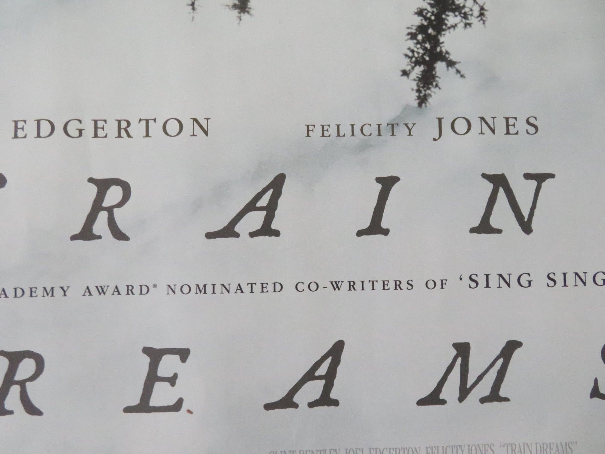 TRAIN DREAMS UK QUAD ROLLED POSTER JOEL EDGERTON FELICITY JONES 2025 Movie posters