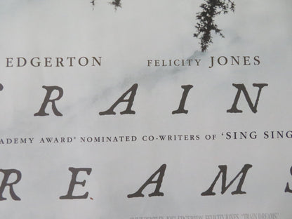 TRAIN DREAMS UK QUAD ROLLED POSTER JOEL EDGERTON FELICITY JONES 2025 Movie posters