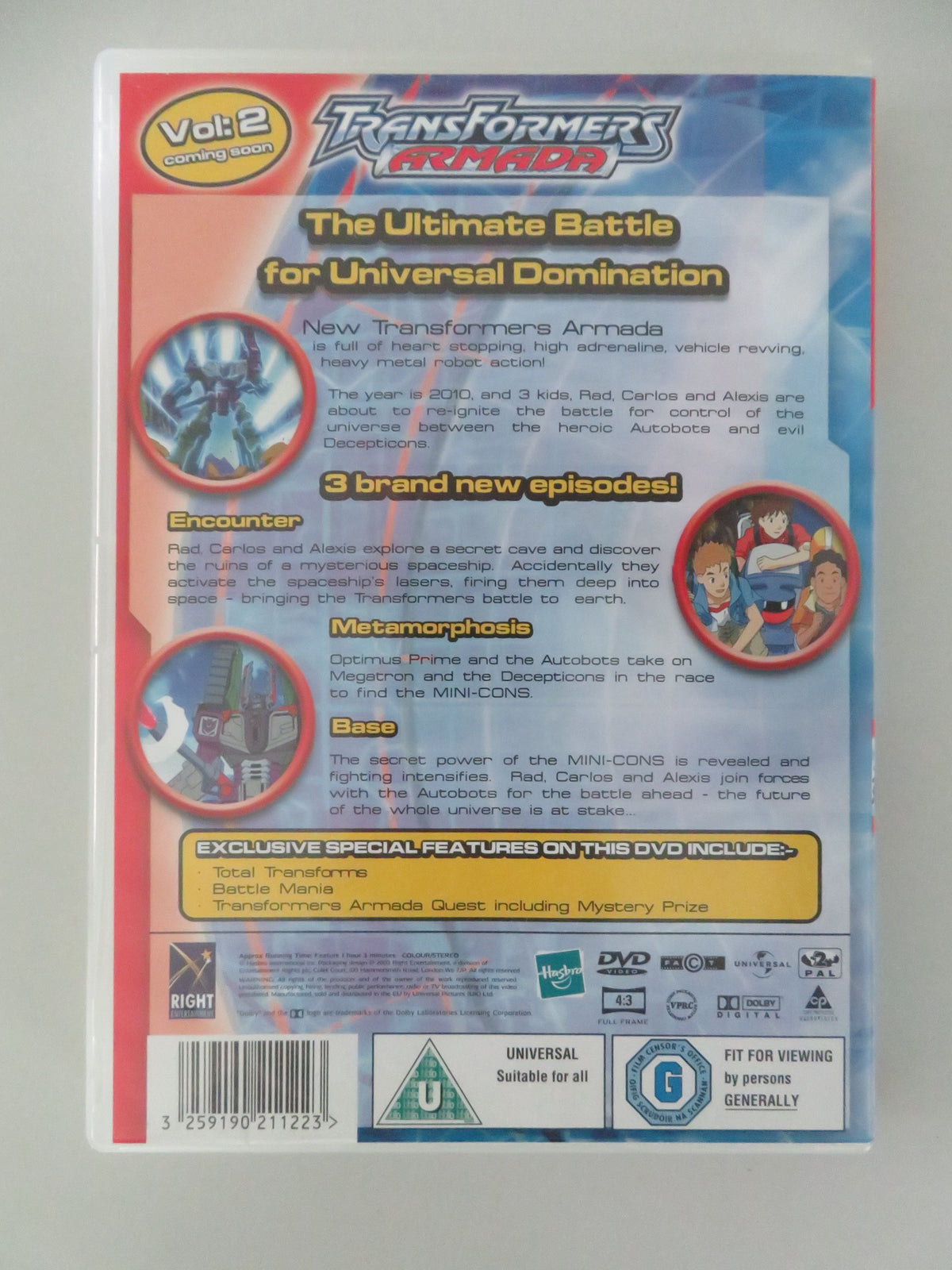Transformers: Armada - Triple Collection (DVD BoxSet) Gary Chalk 2002 Region 2 Movie posters