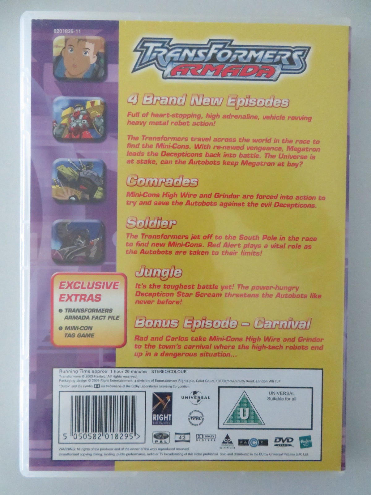 Transformers: Armada - Triple Collection (DVD BoxSet) Gary Chalk 2002 Region 2 Movie posters