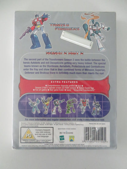Transformers Season 2 Part 2 (DVD BoxSet) Frank Welker P. Cullen 2005 Region 2 Movie posters