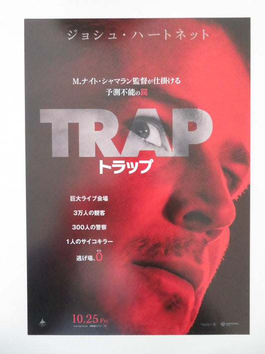 TRAP JAPANESE CHIRASHI (B5) POSTER JOSH HARTNETT ARIEL DONOGHUE 2024 Movie posters