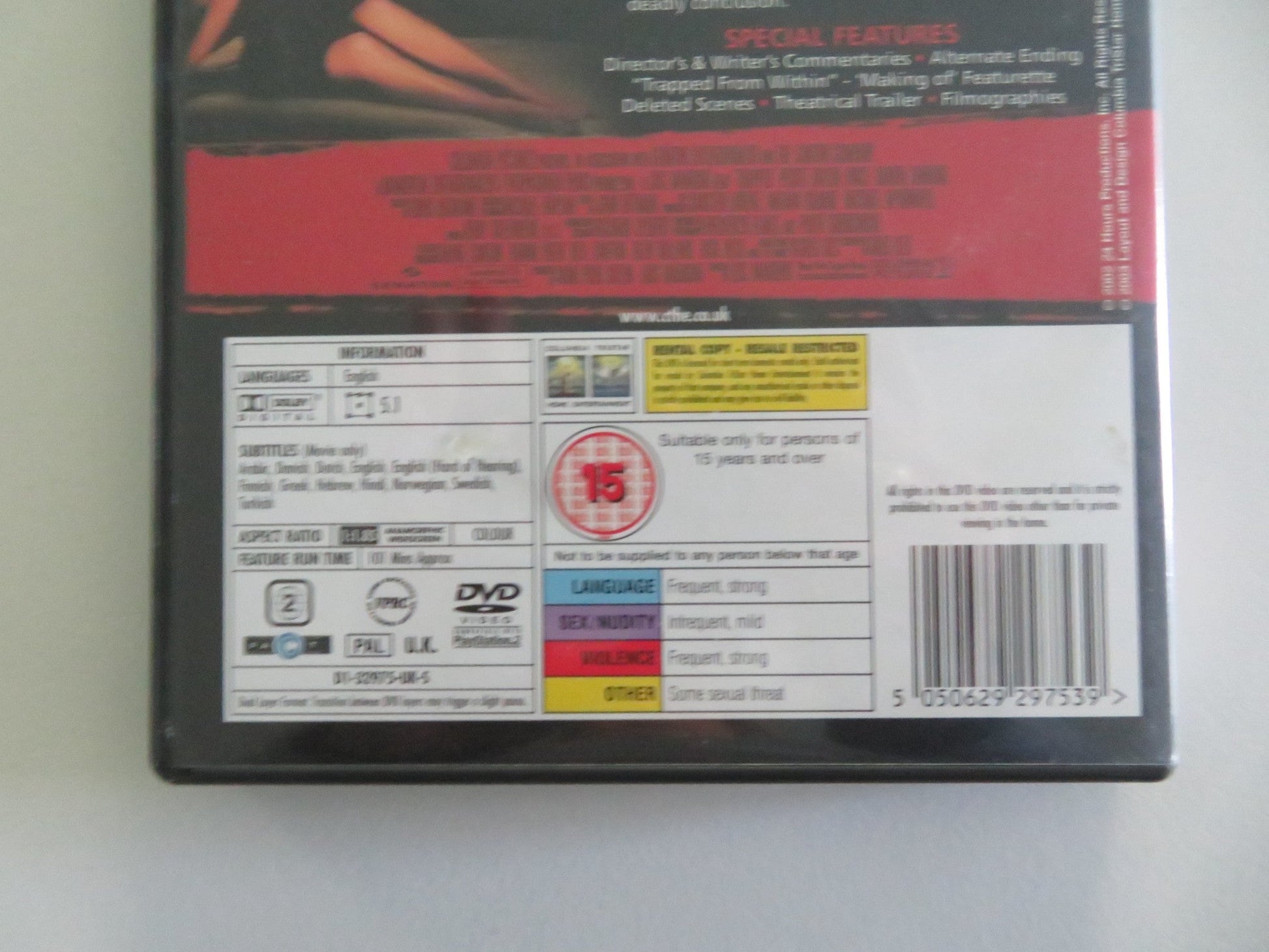 Trapped (DVD) Charlize Theron Kevin Bacon 2002 Region 2 Movie posters