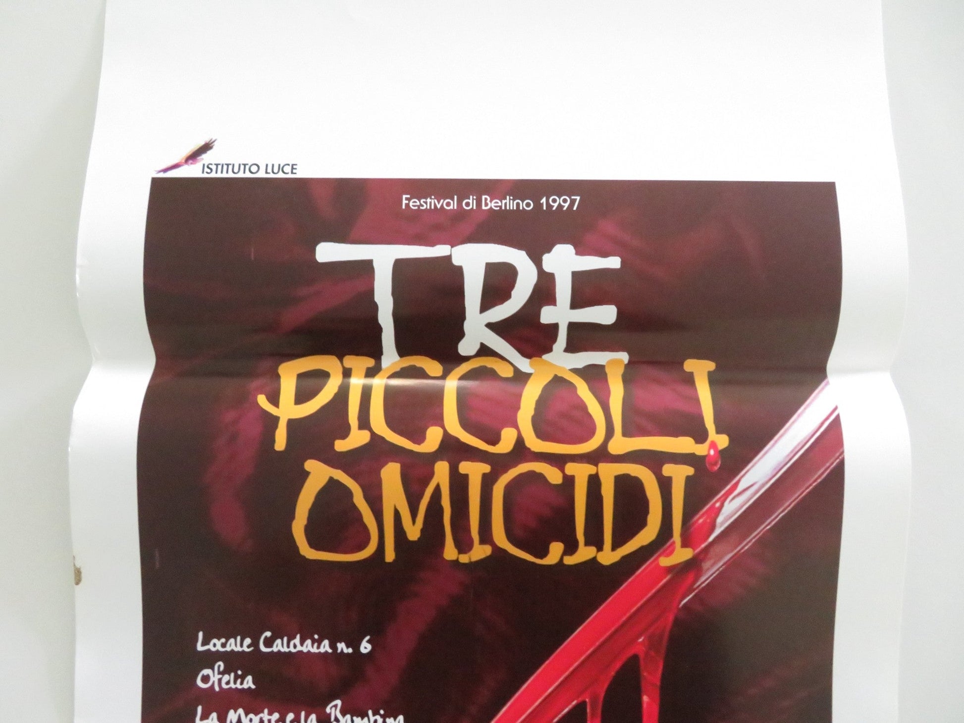 Tre Piccoli Omicidi Italian Locandina Poster Sergey Makovetskiy Kushni 1997 Movie posters
