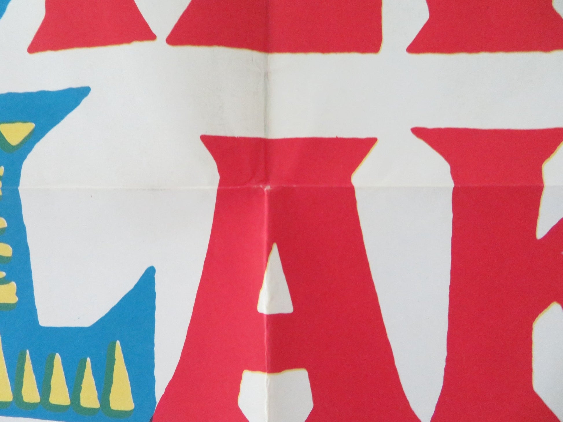 TREASURE OF SILVER LAKE FOLDED US ONE SHEET POSTER LEX BARKER HERBERT LOM 1965 Movie posters