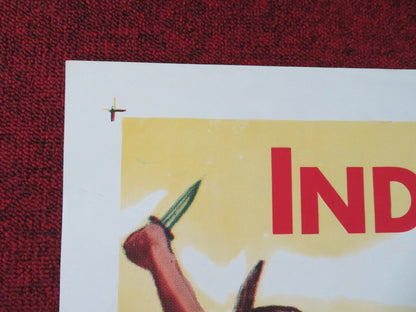 TREASURE OF SILVER LAKE FOLDED US ONE SHEET POSTER LEX BARKER HERBERT LOM 1965 Movie posters