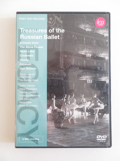 TREASURE OF THE RUSSIAN BALLET (DVD) KIROV BALLET BOLSHOI BALLET 2012 REGION 0 Rendezvous Cinema Movie posters