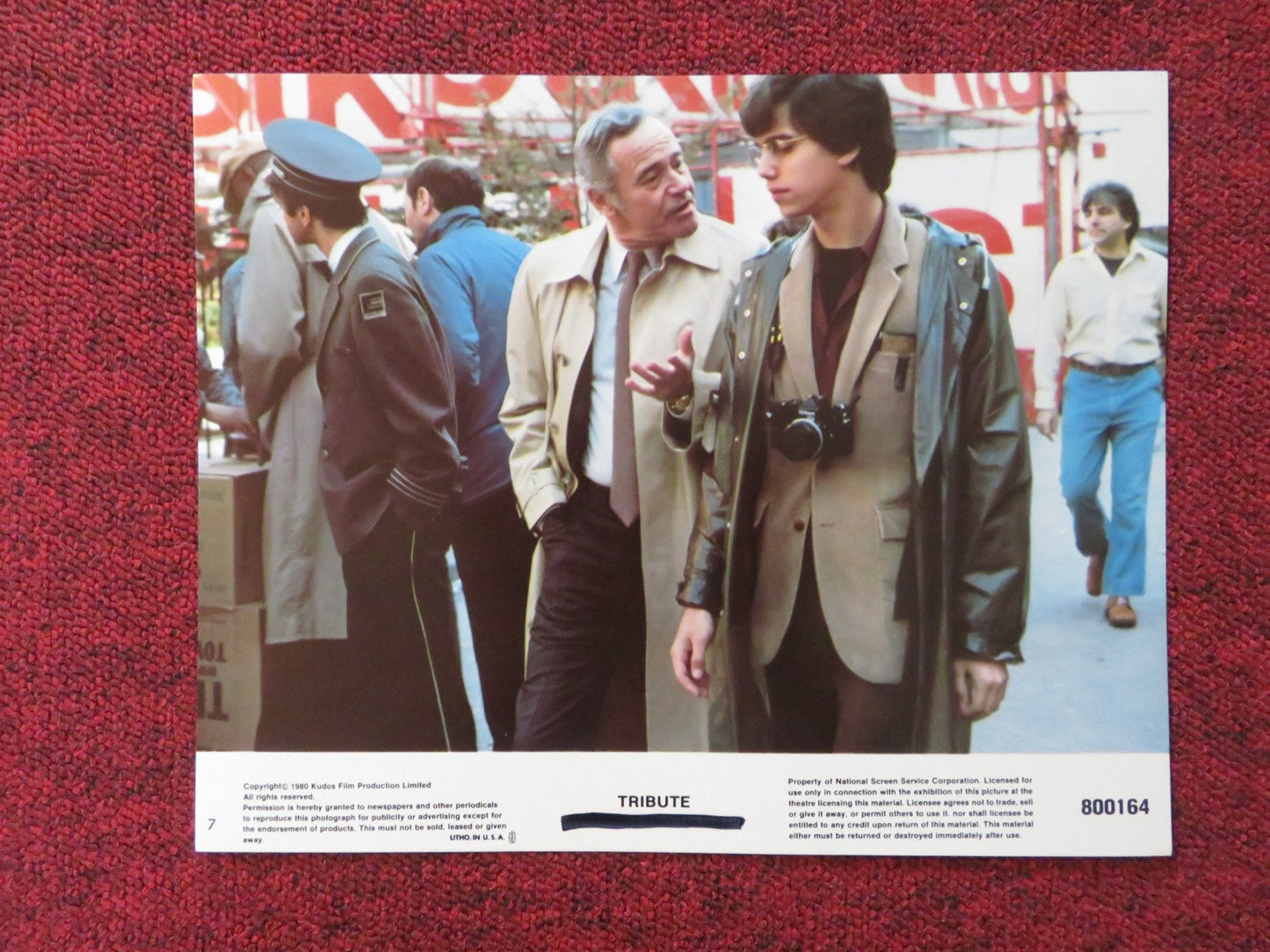 TRIBUTE - 7 LOBBY CARD JACK LEMMON ROBBY BENSON 1980 Rendezvous Cinema Movie posters