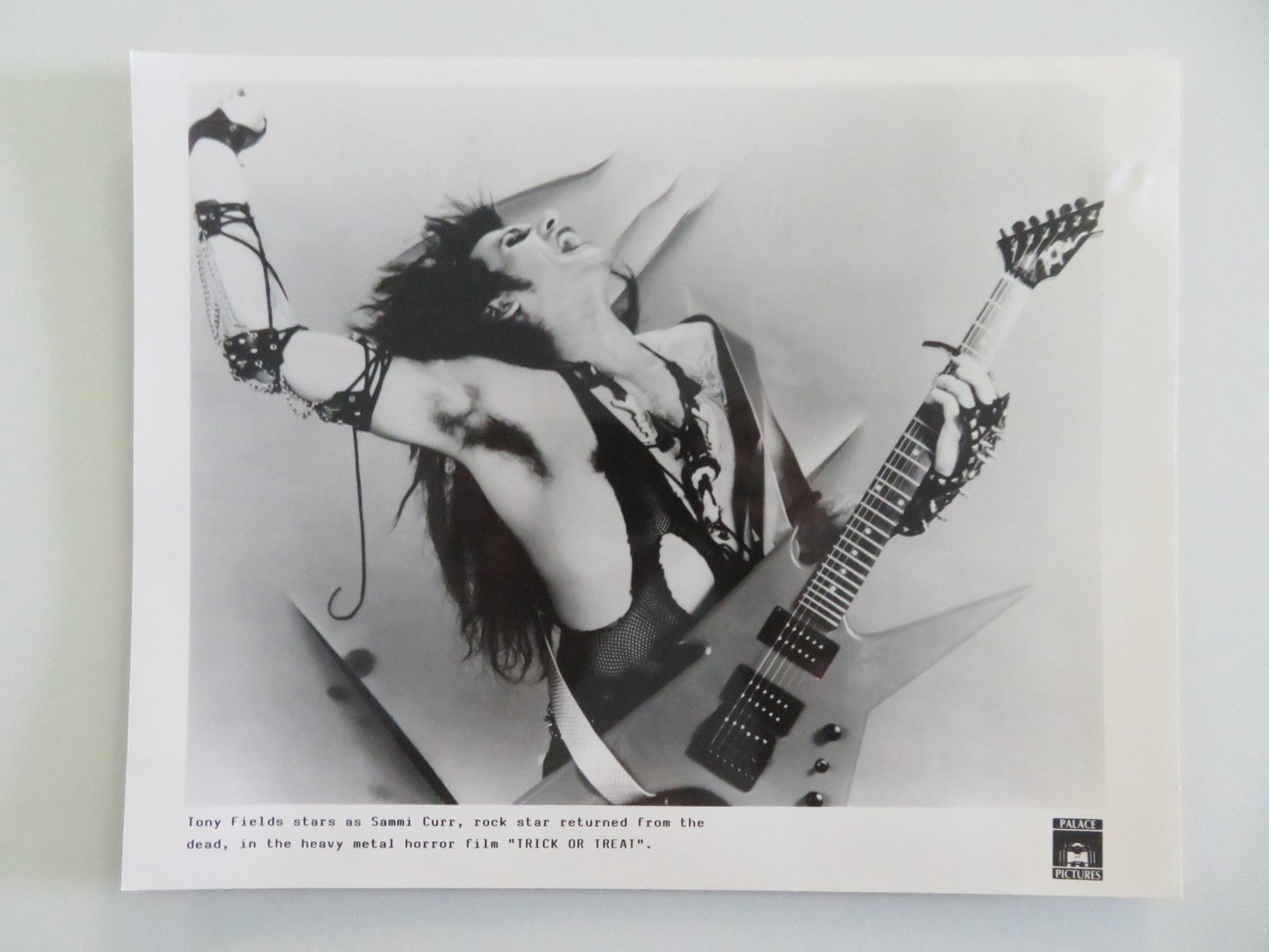 TRICK OR TREAT MOVIE STILL PHOTO LOT OF 3 OZZY OSBORNE TONY FIELDS 1986 Movie posters