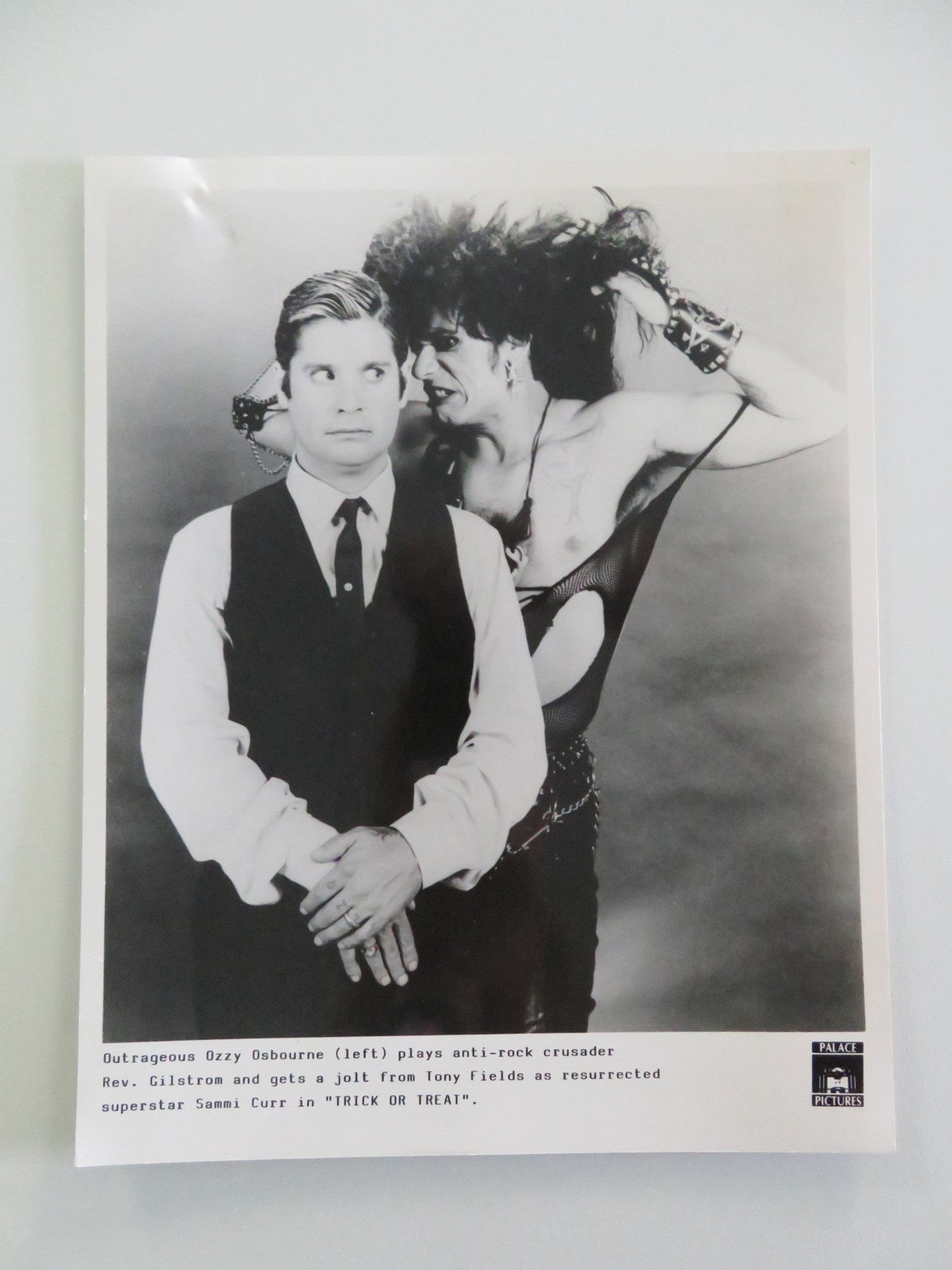TRICK OR TREAT MOVIE STILL PHOTO LOT OF 3 OZZY OSBORNE TONY FIELDS 1986 Movie posters